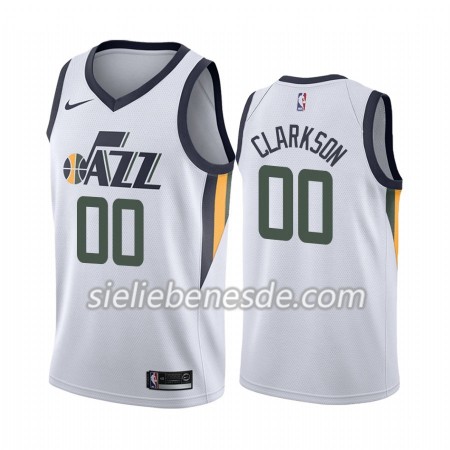 Herren NBA Utah Jazz Trikot Jordan Clarkson 00 Nike 2019-2020 Association Edition Swingman